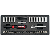 CRAFTSMAN Mechanic Tool Set, 104 Pieces, Includes 20.5” Drawers, 3-Compartments (CMMT45068) CRAFTSMAN