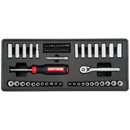 CRAFTSMAN Mechanic Tool Set, 104 Pieces, Includes 20.5” Drawers, 3-Compartments (CMMT45068) - WoodArtSupply