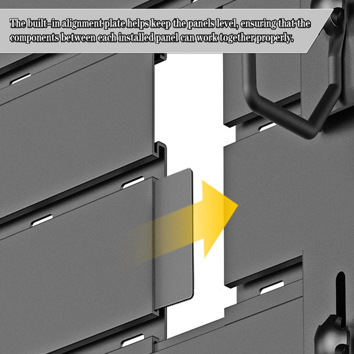 SORQINOTER Gun Racks for Wall, Heavy-Duty Aluminium Slatwall Panels Gun Wall Mount Storage, 10 Pieces Panels SORQINOTER