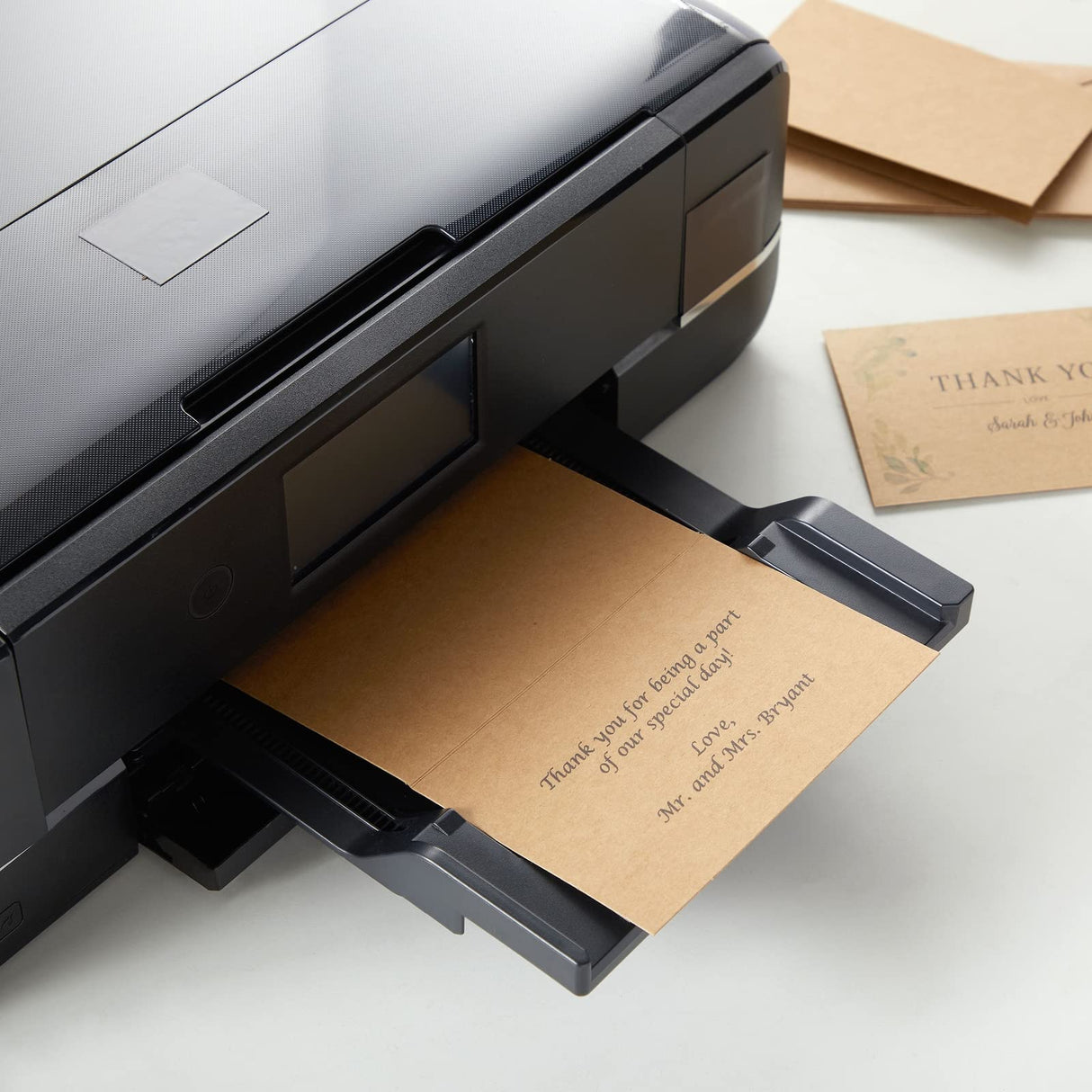 100 Pack Blank Cards and Envelopes 4x6, Bulk Kraft Paper Greeting Cards for DIY Card Making, Wedding, Birthday, All Occasions Sustainable Greetings