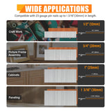 KAMSIN P630 23 Gauge Pneumatic Headless Pin Nailer Kit With 10,000PCS Pin Nails, 1/2-Inch to 1-3/16-Inch Leg Length, Air Power Micro Pinner With Safety For Furniture, Cabinets, Interior Decoration KAMSIN