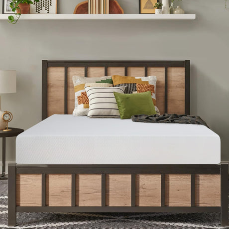 Dopinmin Twin Size 5 Inch Gel Memory Foam Mattress Medium-Firm Mattress for Pressure Relief & Cooler Sleep, Mattress for Kid Bunk Bed, Trundle Bed, Daybed, CertiPUR-US Certified, Bed in a Box Dopinmin