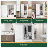 Letaya Wardrobe Closet,72" H Clothing Metal Storage Cabinet with Storage Drawer Adjustable Shelves and Hanging Rod,Bedroom Armoire Cabinet Clothes Organizer (White) Letaya