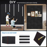 BSHEAD 8 Pack Self-Adhesive Fold Soundproof Wall Panels, 24 x 12 x 0.47 in Sound Proof Foam Panels for Walls, 1.2lb/ft³ High Density, Thicker 0.47in, Acoustic Panels, Sound Dampening Panels Black BSHEAD
