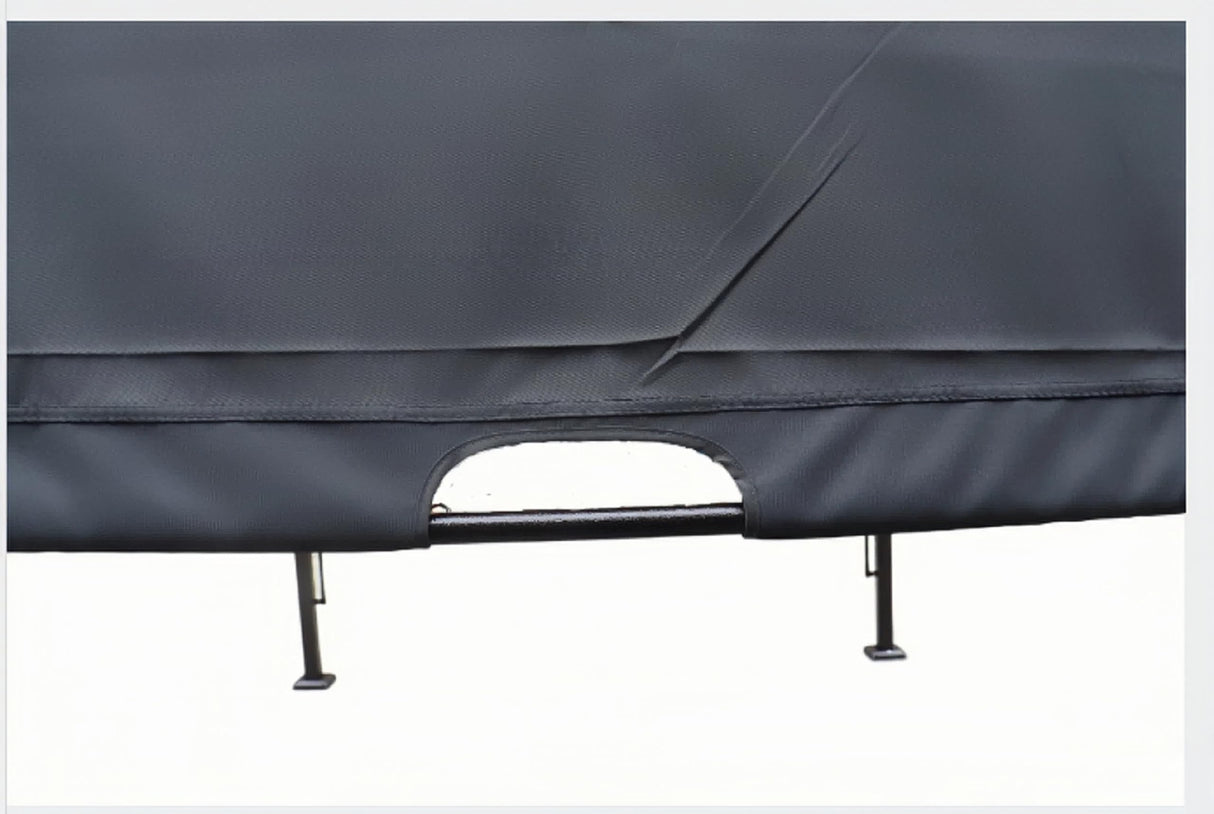 PERFECT GARDEN 12' L x 9' W Outdoor Patio Retractable Canopy Metal Pergola with Adjustable Shade, Metal pergola for Backyards, Gardens, Patios(Grey) PERFECT GARDEN