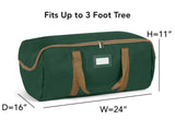 Covermates Keepsakes Garland Duffle Bag - Durable Polyester, Reinforced Handles, Fits up to 25 Foot Garland Depending on Thickness - Holiday Storage, Green Covermates
