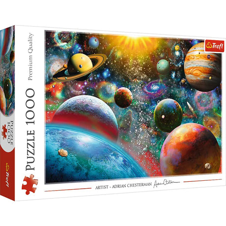 Trefl Universe 1000 Piece Jigsaw Puzzle Red 27"x19" Print, DIY Puzzle, Creative Fun, Classic Puzzle for Adults and Children from 12 Years Old Trefl