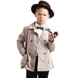 Skeleteen Fake Pipe Costume Accessory - Wood Look Tobacco Prop Pipe for Dress Up and Pretend Play Skeleteen