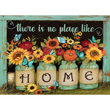 SENQAO Sunflowers Diamond Art Kits for Adults Full Drill Sunflowers Bottle Diamond Art Kits, 5D DIY Diamond Art Kits Fall Diamond Art Kits for Home Wall Decor 12x16 Inch (Home) SENQAO