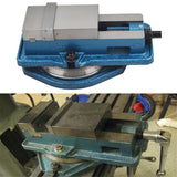 TINVHY 3In x 2.95In CNC Milling Machine Vise Lockdown Bench Vise, With Base Clamp Vise, High Precision Clamping TINVHY