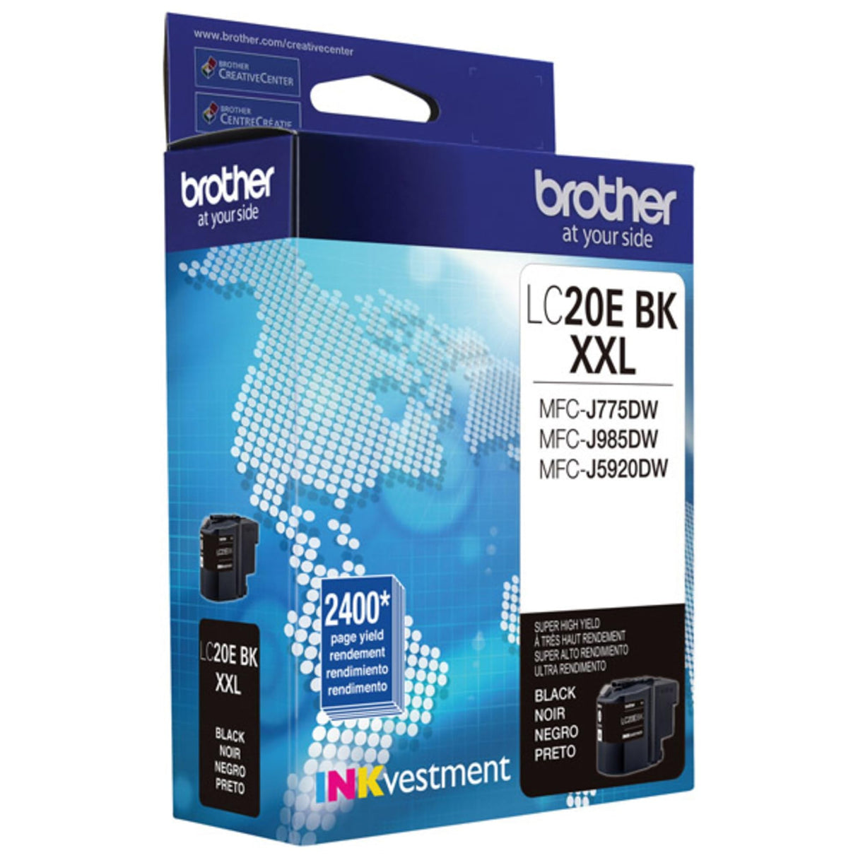 Brother LC20EBK Super High Yield Black Ink Cartridge Brother