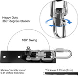 VivaZen Heavy Bag Hanger,Heavy Duty Punching Bag Mount Hanger Bracket,Ceiling Mount Hook 360°Rotation Wood Beam Holder Body Weight Strength Training Systems,Fit Most Ceiling and Swings VivaZen