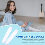 Geyoga 12 Pairs Blank White Sublimation Socks, Tube Socks for Men Women, Sublimation Print Ready Socks for Adult DIY Socks Geyoga