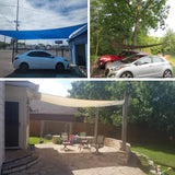 TooTaci Sun Shade Sail Hardware Kit Rectangle,304 Stainless Steel Hanging Chains 1M× 4pcs, 54pcs 6 inch Shade Sail Hardware Kit with Chains for Sun Sail Installation,Outdoor,Pergola,Patio Canopys TooTaci