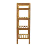 Oceanstar 4-Tier Bamboo, Natural Shoe Rack, Medium Oceanstar