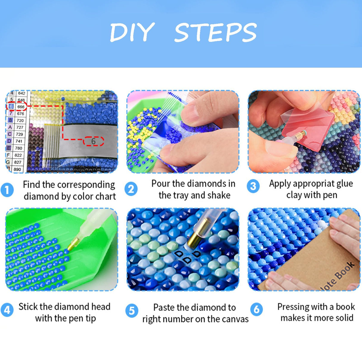 5D Space Scenery Diamond Art Kits for Adults,Full Round Drill Diamond Painting Kits for Beginner Space Landscape,DIY Gem Art and Crafts Paint by Diamonds Planets Scenery,Home Wall Decor 12X16Inch SJDIYSTORE