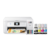 Epson EcoTank ET-2850 Wireless Color All-in-One Cartridge-Free Supertank Printer with Scan, Copy and Auto 2-Sided Printing – The Perfect Family Printer - White (Renewed) Epson