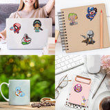 KOJEFCV 48 Pcs Cartoon Diamond Art Painting Sticker Kits for Kids-Cartoon Diamond Gem Stickers Kit,5D Gem Art Stickers Mosaic for Kids Gift for Boys Girls 4-8-10-12 Years Old KOJEFCV