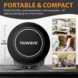 Nuwave Induction Cooktop, Improved Hot Plate with Digital Probe , 106 Temps 100°F-575°F, 3 Watt Settings, Portable Induction Burners for Cooking Nuwave