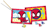 Ravensburger - CreArt Junior Series: Spidey, Paint by Numbers Children, Paint-by-Number Paints, Includes Complete Paint Kit and Frame, For Children 5+ Years, 32x22cm Ravensburger