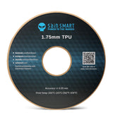 SainSmart Neon Color TPU, 1.75mm Flexible TPU 3D Printer Filament 800g, Dimensional Accuracy +/- 0.05 mm, Neon Cyan SainSmart
