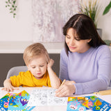 ANGOLIO 24Pcs Ocean Animals Coloring Books Bulk for Kids Mini DIY Art Drawing Book Set for Shark Seahorse Jellyfish Under The Sea Animal Theme Kindergarten School Classroom Rewards Goodie Bag Filler ANGOLIO