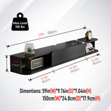 Pmnianhua Floating TV Stand with Drawer,59'' Wall-Mounted TV Cabinet,Floating TV Console,Under TV Entertainment Shelf with Storage for Bedroom Living Room(Black) Pmnianhua