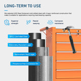 CMFYDAILY 5-Drawers Garage Tool Chest, Large Capacity Tool Cabinet Heavy Duty Mechanic Rolling Tool Box Metal Locking Tool Cart with Drawers and Wheels for Storage CMFYDAILY