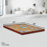 Jumbl Premium 1500-Piece Puzzle Board w/Felt Surface, 6 Removable Sorting Drawers, Interlocking Cover | 27" x 35" Wooden Jigsaw Puzzle Table | Reinforced Hardwood Construction Jumbl