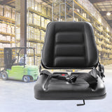 Universal Forklift Seat with Safety Belt, Adjustable Tractor Seat Full Suspension Seat Replacement for Heavy Mechanical Seat HaroldDol
