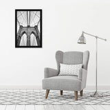 Americanflat 20x30 Poster Frame with Polished Plexiglass - Black Picture Frame - Wide Photo Frames Made of Engineered Wood for Vertical or Horizontal Wall Display - Epic Collection - Black Americanflat