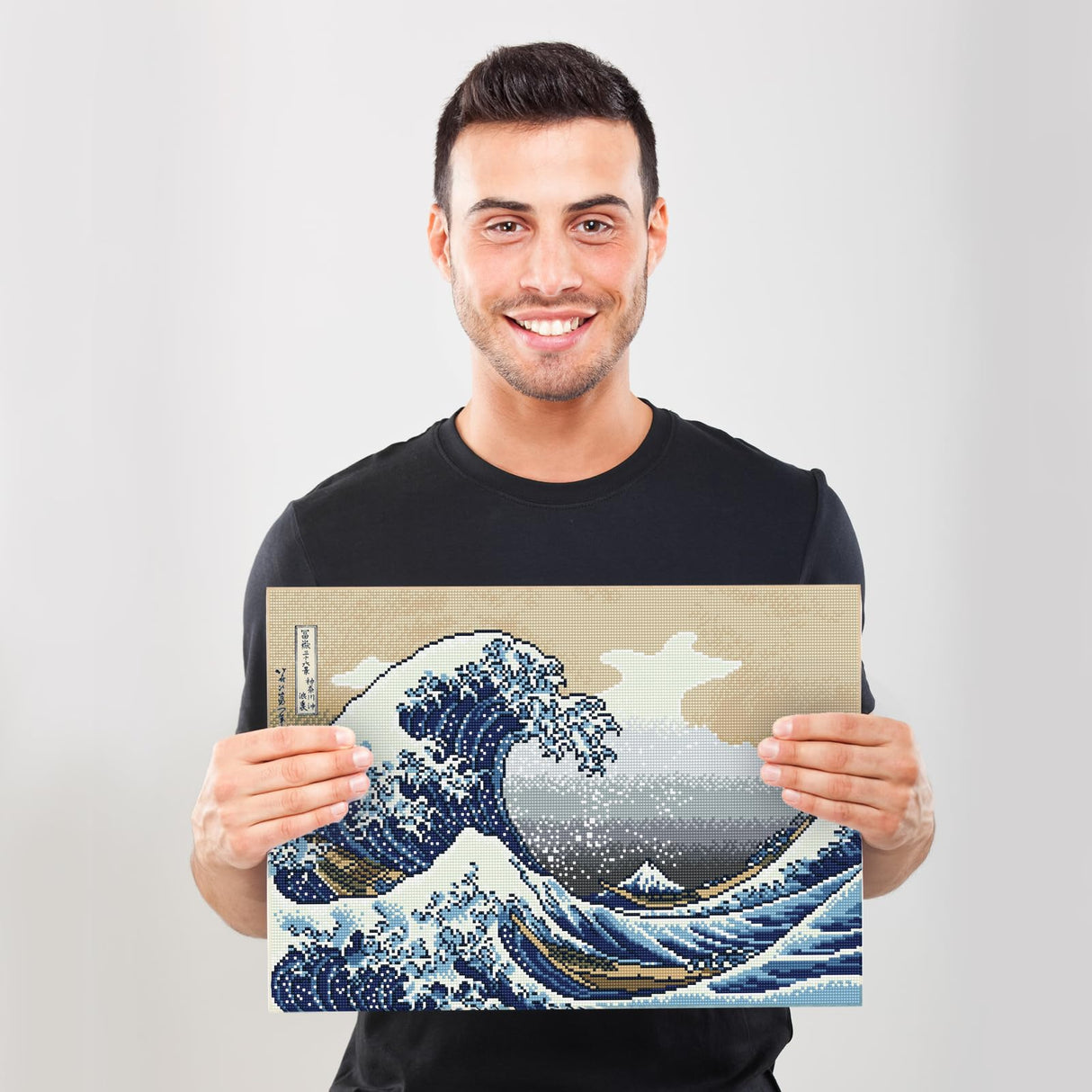 DIAMOND DOTZ The Great Wave Off Kanagawa Ocean Diamond Painting Kits for Adults - Diamond Art Kits a Relaxing Creative Craft Kit with Dotz Gems 22.4"x15.4" DIAMOND DOTZ