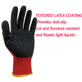 JM-FUHAND Heat Resistant Gloves for Heat Transfer Printing - Large (1 Pair), Red JM-FUHAND