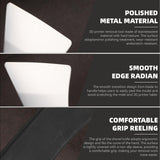 Qianyu Professional 3D Printer Scraper Upgraded Polished Stainless Steel Metal 3D Printer Removal Spatula with Comfortable Grip Specially Designed 3D Printer Accessories for Model Stripping Safety Qianyu