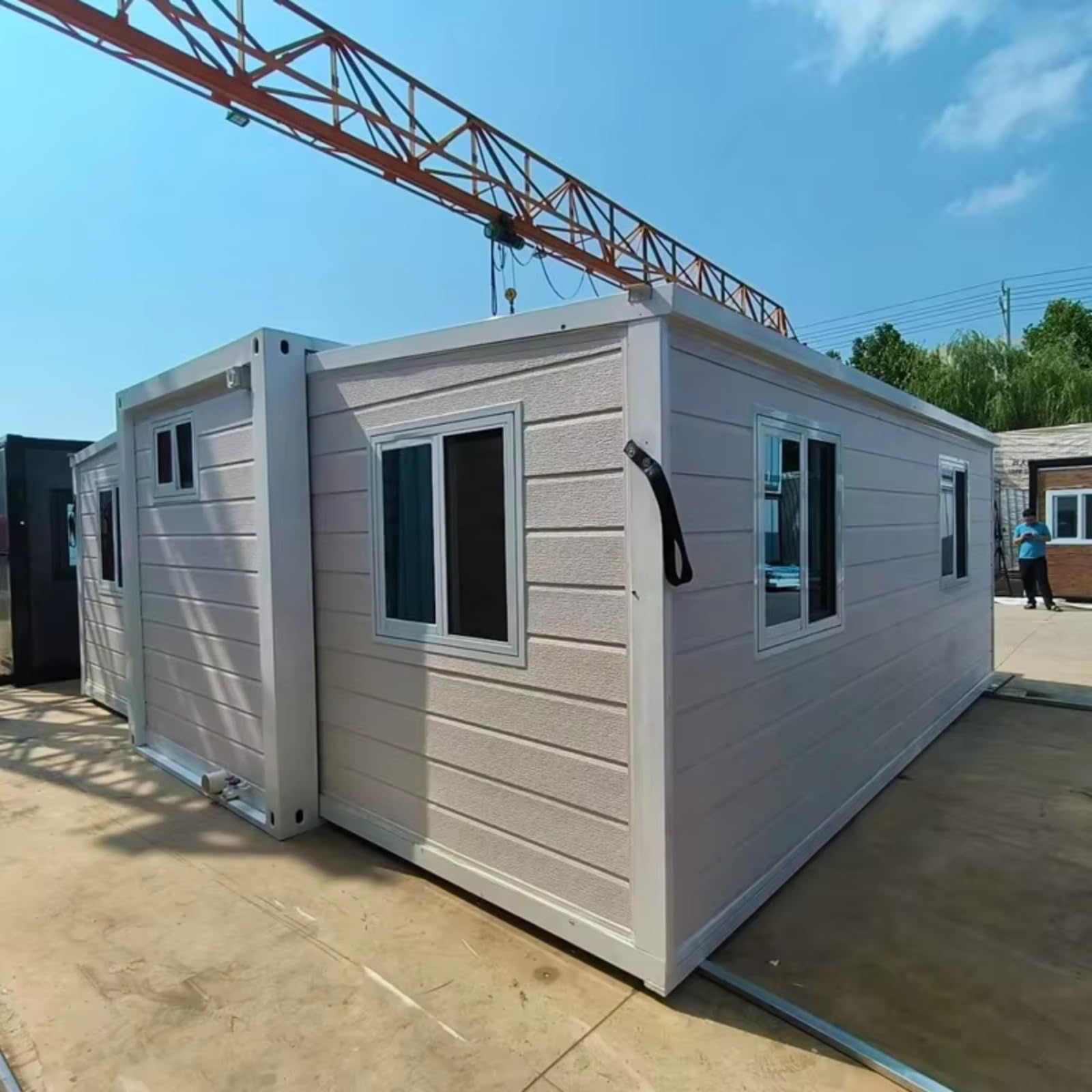 20ft/30ft/40ft Folding Luxury 2 3 4 bedrooms Living Mobile Modular prefab Container Houses - WoodArtSupply