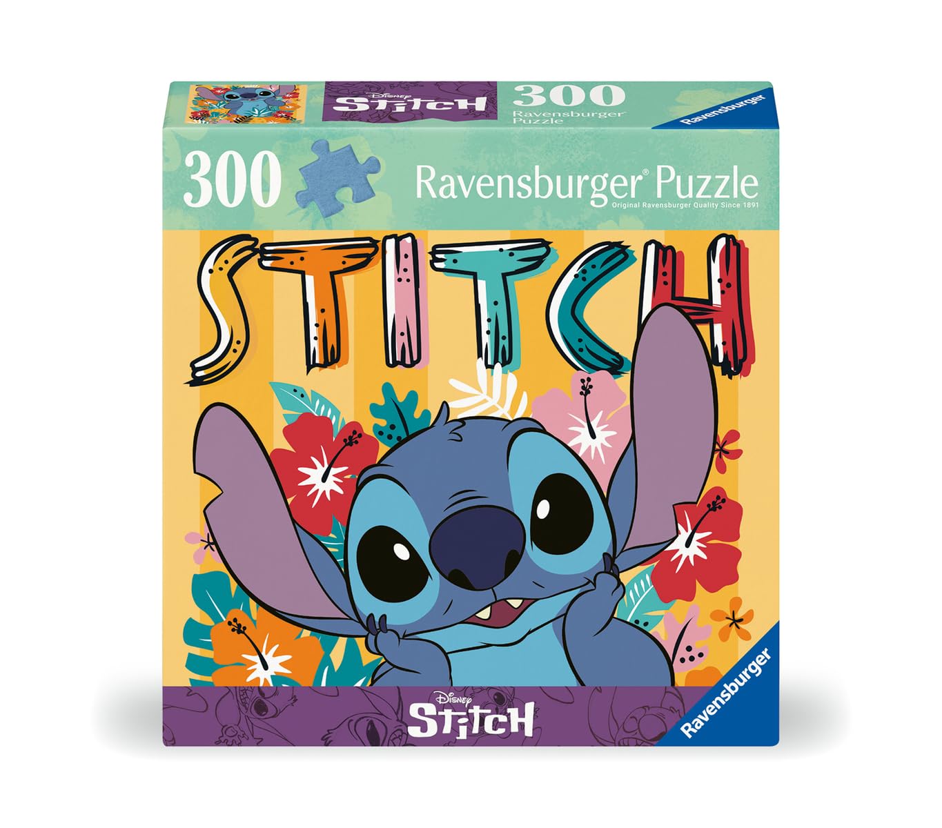 Ravensburger Stitch 300 Piece Jigsaw Puzzle for Kids - Every Piece is Unique, Pieces Fit Together Perfectly