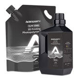 Aceaddity Elite Series 3D Printer Resin 405nm Photopolymer Resin LCD/DLP UV-Curing High Precision 3D Printing Liquid Compatible with 8k 3D Printer (White, 1000g+1200g) Aceaddity
