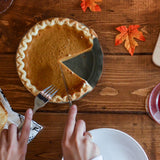 SIDUCAL Ceramic Pie Pan for Baking[10.5 inch],Reusable NonStick Ceramic Pie Plate with Ruffled Edge,Deep and Fluted Pie Dish for Apple Pie,Quiche,Pot Pies, Tart, etc（Green） SIDUCAL