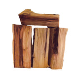 Carolina Cookwood Pecan Smoking Wood Logs for Wood Fired and Charcoal Smoker Grills - Large 6-in. Hardwood Splits, 12-17 lbs., 675 cu. in. Naturally Cured Smoker Wood Carolina Cookwood