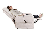 PEPE Mobility - Power Lift Recliner Chair for Elderly (Linen Fabric) with Remote Control, Beige PEPE Mobility