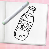 Cute & Sweet Coloring Book: Bold, Easy, and Simple Food Designs for Adults with Cakes, Candies, Ice Cream, Pastries, Desserts, and More! (Bold and Easy Coloring Books) WoodArtSupply