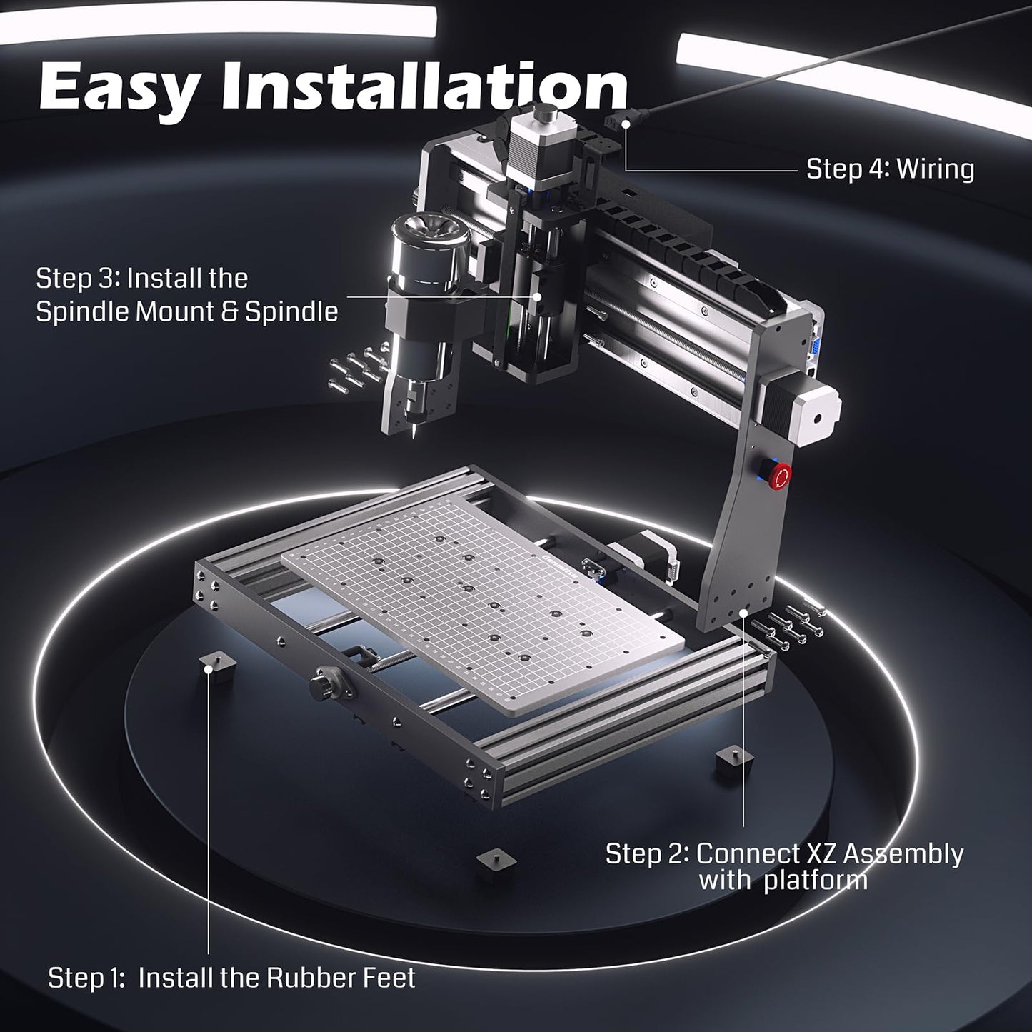 Genmitsu 3020-PRO MAX V2 CNC Router Machine, Upgraded 3 Axis Engraver for Metal, Wood, Acrylic, PCB MDF, New Structure & Offline Controller & 6pcs Limit Switches, Working Area 11.8 x 8.1 x 3. - WoodArtSupply