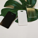 10pcs of Acrylic Rectangle Luggage Tags, Blank Acrylic Rectangle, Acrylic Blanks, Keychain Blanks, Acrylic Reserve Seating Tag (White) XIAOYUE