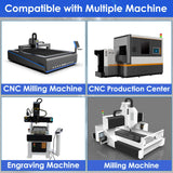 HQMaster 5PCS CNC Wood Carving Router Bits Set, 1/4'' Shank, 15° Detail Carving Liner+ 20° Profile bit+30°+60°+ 90° V Groove Router Bit Set HQMaster