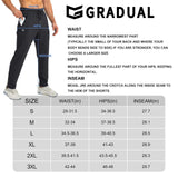 G Gradual Men's Sweatpants with Zipper Pockets Tapered Joggers for Men Athletic Pants for Workout, Jogging, Running (White, Medium) G Gradual