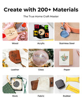 xTool S1 Laser Engraver Kit, Class 1 Laser Engraver and Cutter with Smart Air Aisst and Honeycomb Panel, Auto-Focus Laser Machine 10W Enclosed Laser Engraving Machine for Home Crafts xTool