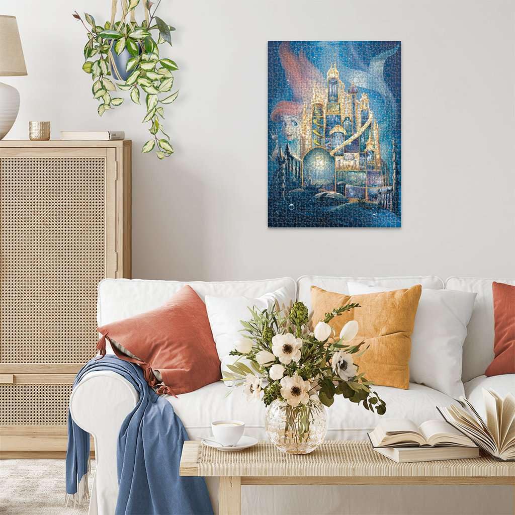 Ravensburger Disney Castles Collection - Ariel's Underwater Kingdom | 1000 Piece Jigsaw Puzzle for All Ages | Unique Softclick Technology Vibrant, Glare-Free Design | FSC Certified Ravensburger