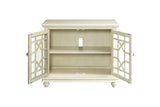 Martin Svensson Home Small Spaces 2-Door Accent Cabinet - TV Stand, 38" W x 32" H, Antique White Martin Svensson Home