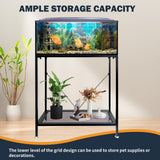 Fish Tank Stand: The Perfect 29 Gallon Metal Aquarium Stand Measuring 32.7" W x 13" D x 32.3" H to Fit Your Aquatic Display Needs. tongmo