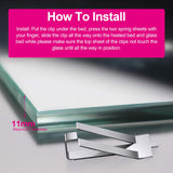 PAGOW 10pcs Glass Bed Spring Turn Clips for Ender 3 Pro, Ender 3S, Ender 5 Pro, CR-20 PRO, CR-10S Pro 3D Printer PAGOW